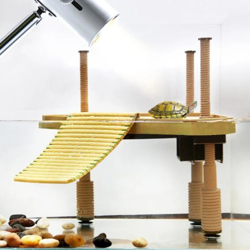Pet Small Animal Platform for Turtle Basking Stand for Play Climbing for Reptile for Turtle Climbing Basking Small