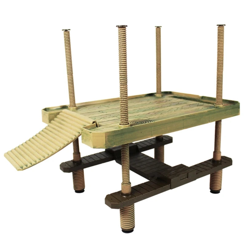 Pet Small Animal Platform for Turtle Basking Stand for Play Climbing for Reptile for Turtle Climbing Basking Small